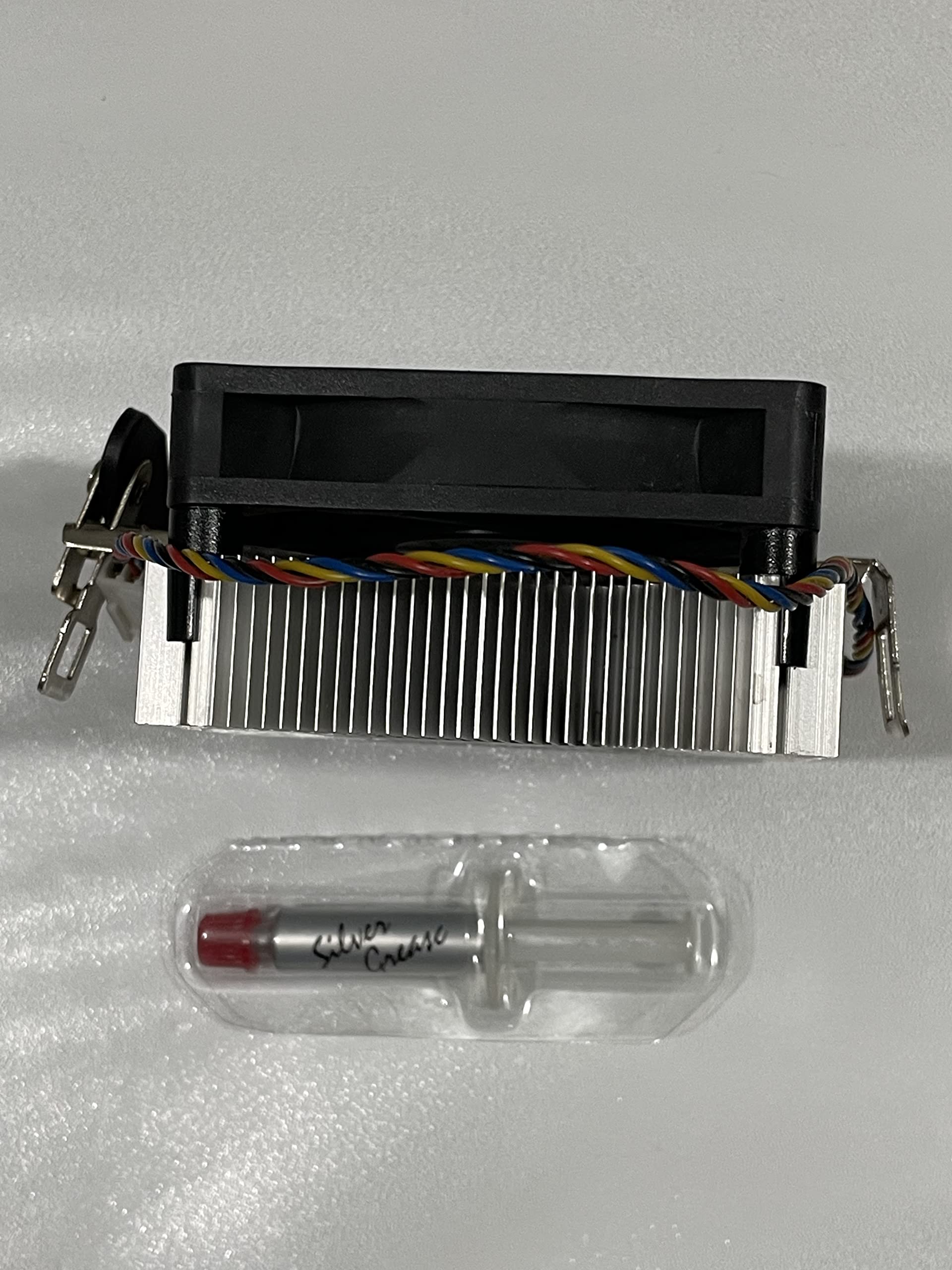 Amd Socket Fm1/Am3+/Am3/Am2+/Am2/1207/940/939/754 4 Pin Connector Cpu Cooler With Aluminum Heatsink & 2.75'' Fan For Desktop Pc